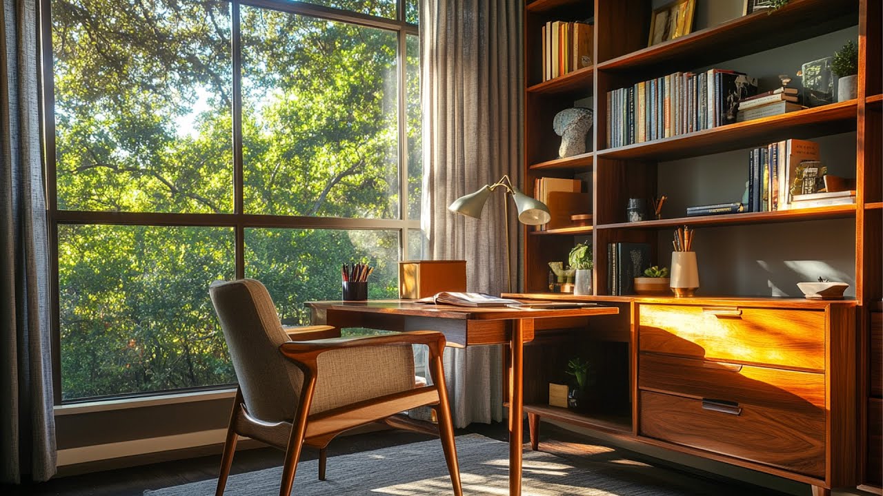 Soft daylight across a simple workspace ready for habit notes